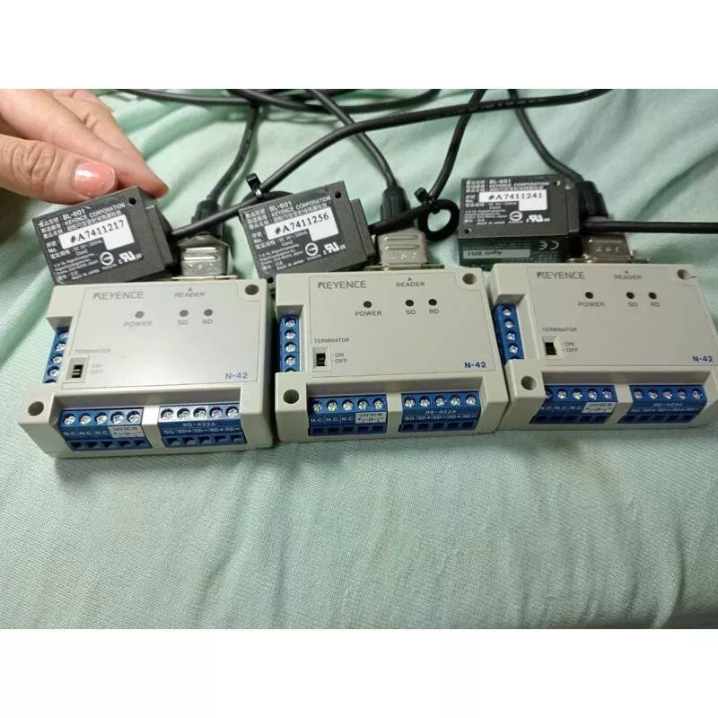 KEYENCE 基恩斯控制器 N-42 專用通訊模組RS-422A用 條碼掃描器BL-601