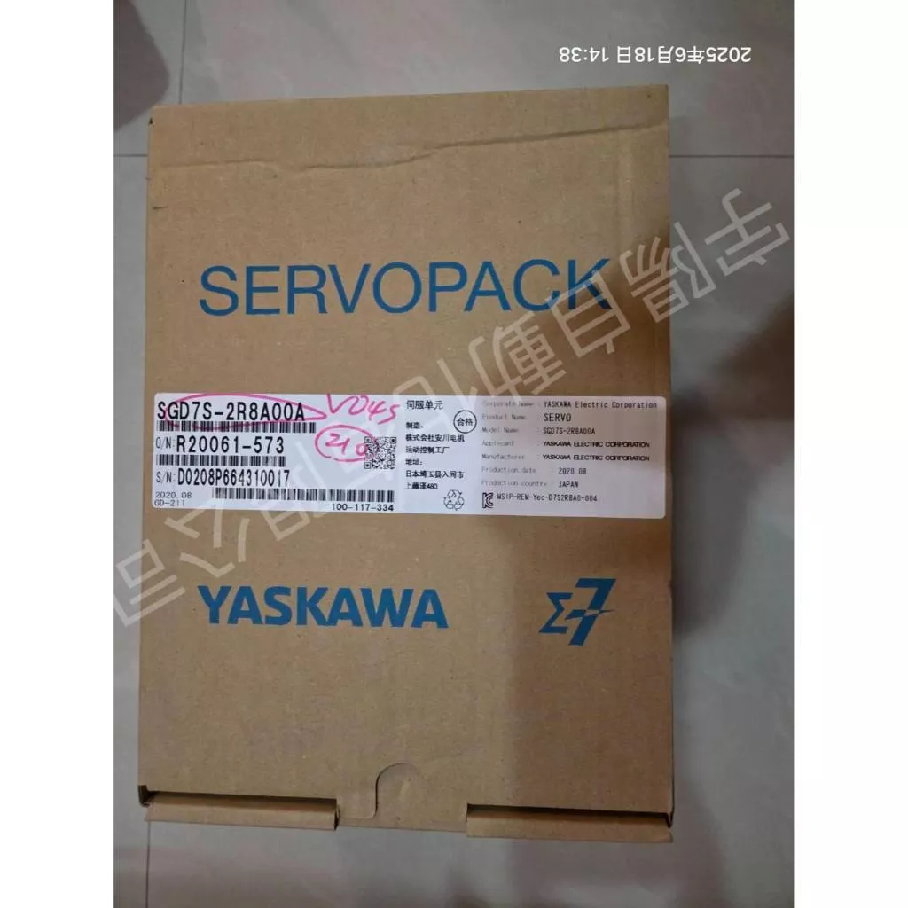 (盒裝新品) 安川YASKAWA伺服驅動器【SGD7S-2R8A00A】400W 詢價