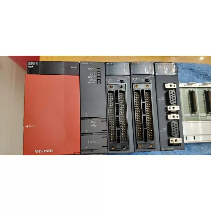 [練習機]三菱Q系列練習機 Q61P+QX42+QY42P+CPU+底板