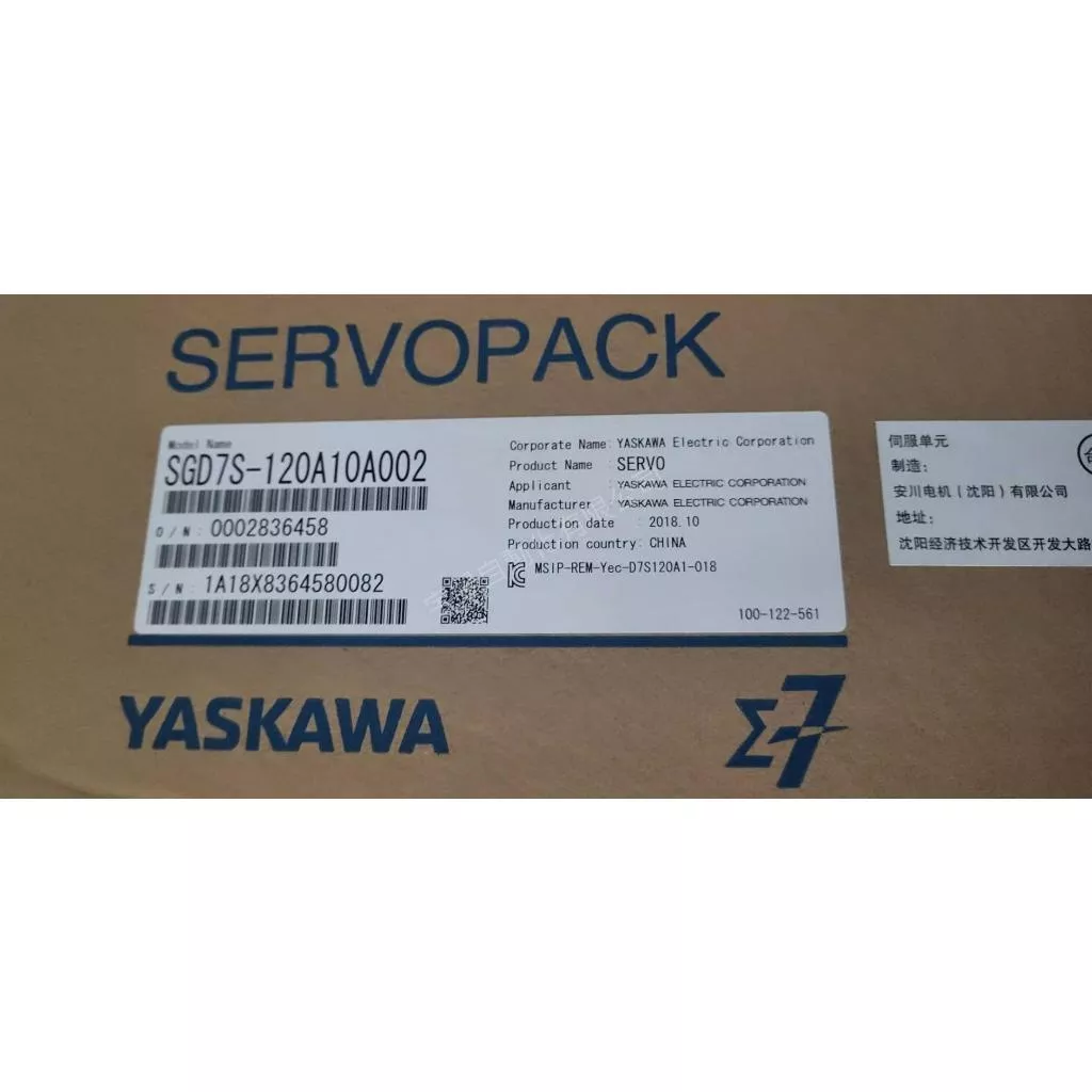 (盒裝新品)安川YASKAWA伺服驅動器SGD7S-120A10A002 SGD7S-5R5A20A(詢價)