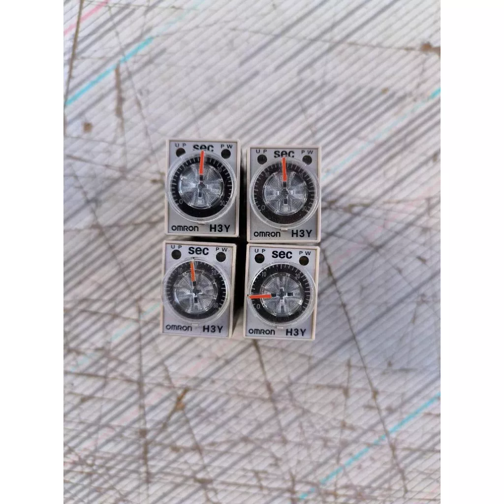 OMRON歐姆龍TIMER計時器 H3Y-2 H3Y-2-C AC220V/100 DC24V/12V 私密庫存