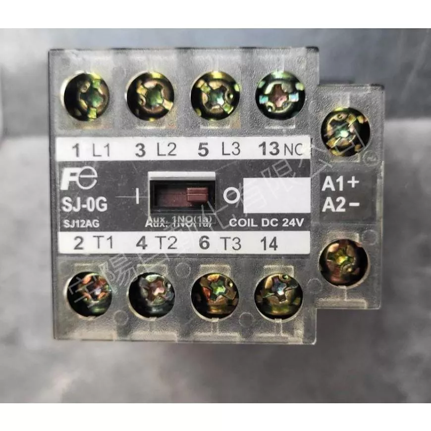 Fuji 富士電磁接觸器 SJ-0G DC24V 電磁開關 低底座 保護蓋隨機出