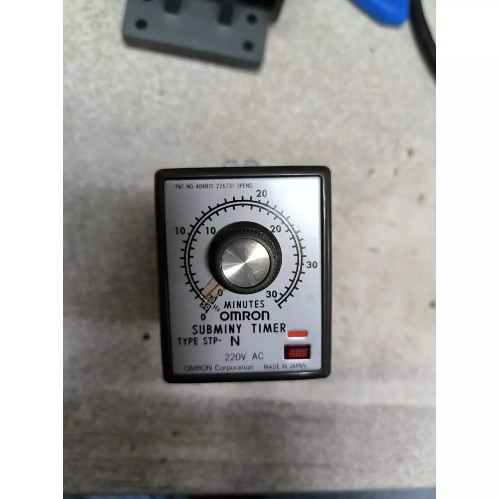 (庫存新品)OMRON歐姆龍STP-N SUBMINY TIMER定時器AC220/30分 部分無盒