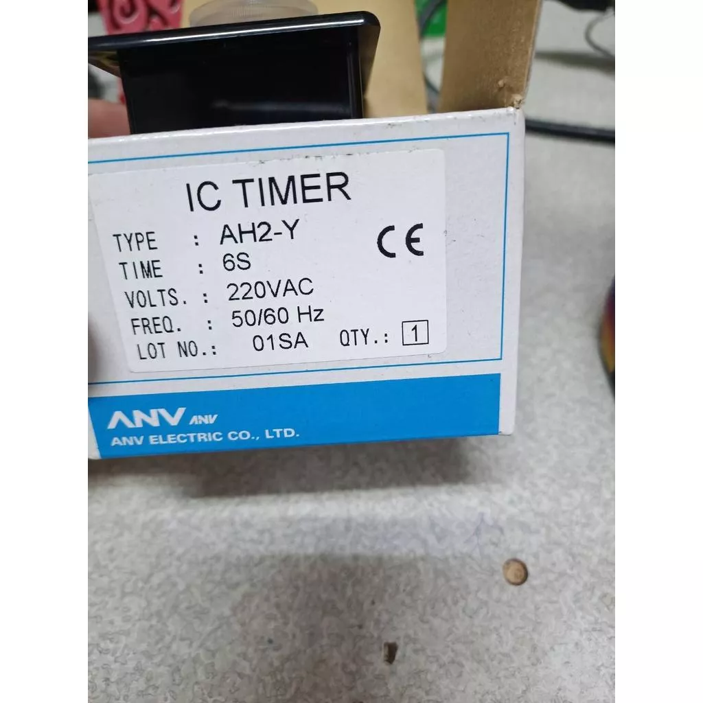 (新品) ANV台灣士研 AH2-Y 220VAC 6S(秒) 計時器