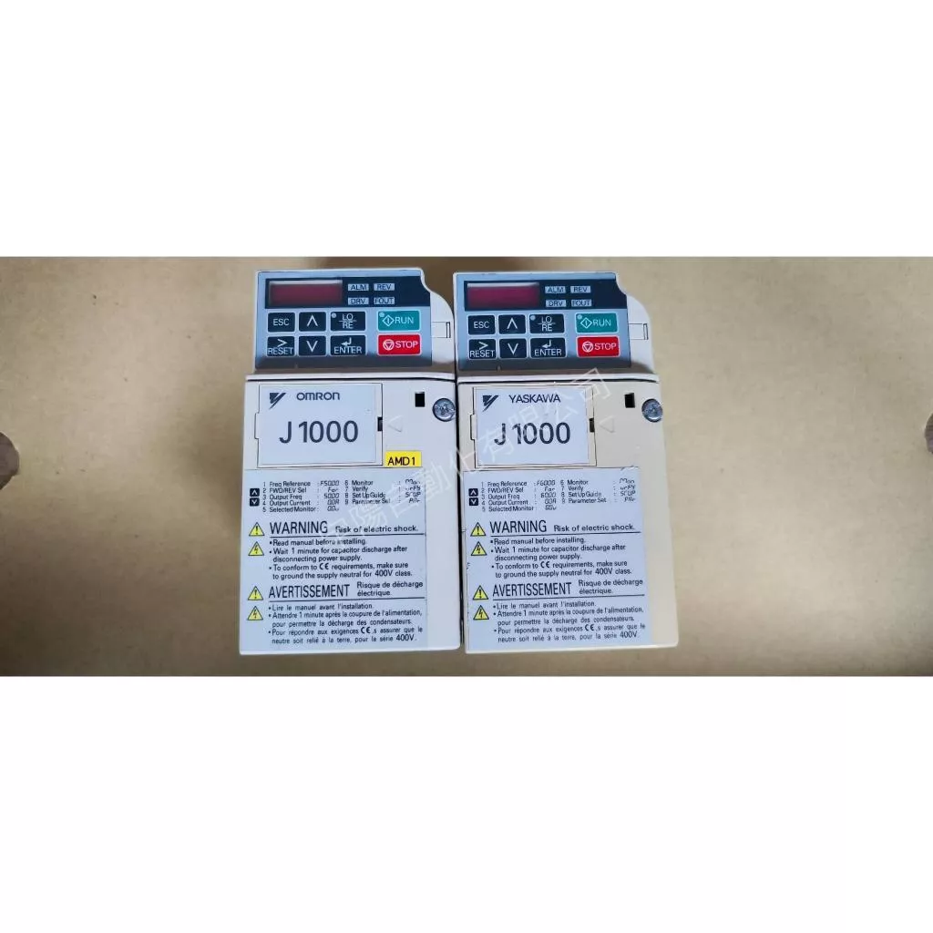 YASKAWA安川變頻器CIMR-JCBA0001BAA JZAB0P1BAA 單相入電220V  1/4馬(已測試)