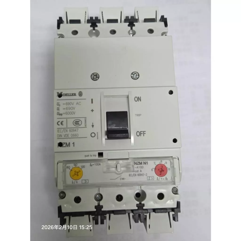 EATON伊頓穆勒 NZMC1-A100 NZMN1-A100 無熔絲開關 無熔絲斷路器 80~100安培 德製 可調式
