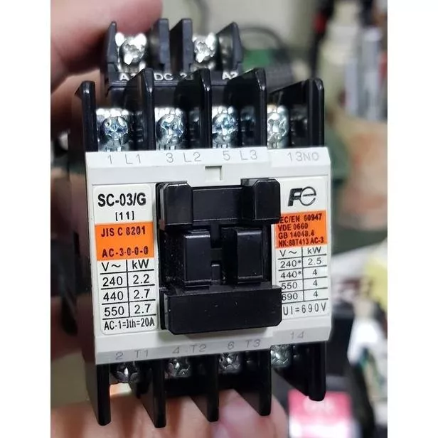 FUJI 富士 SC-03/G DC24V 直流電磁接觸器  靜音款