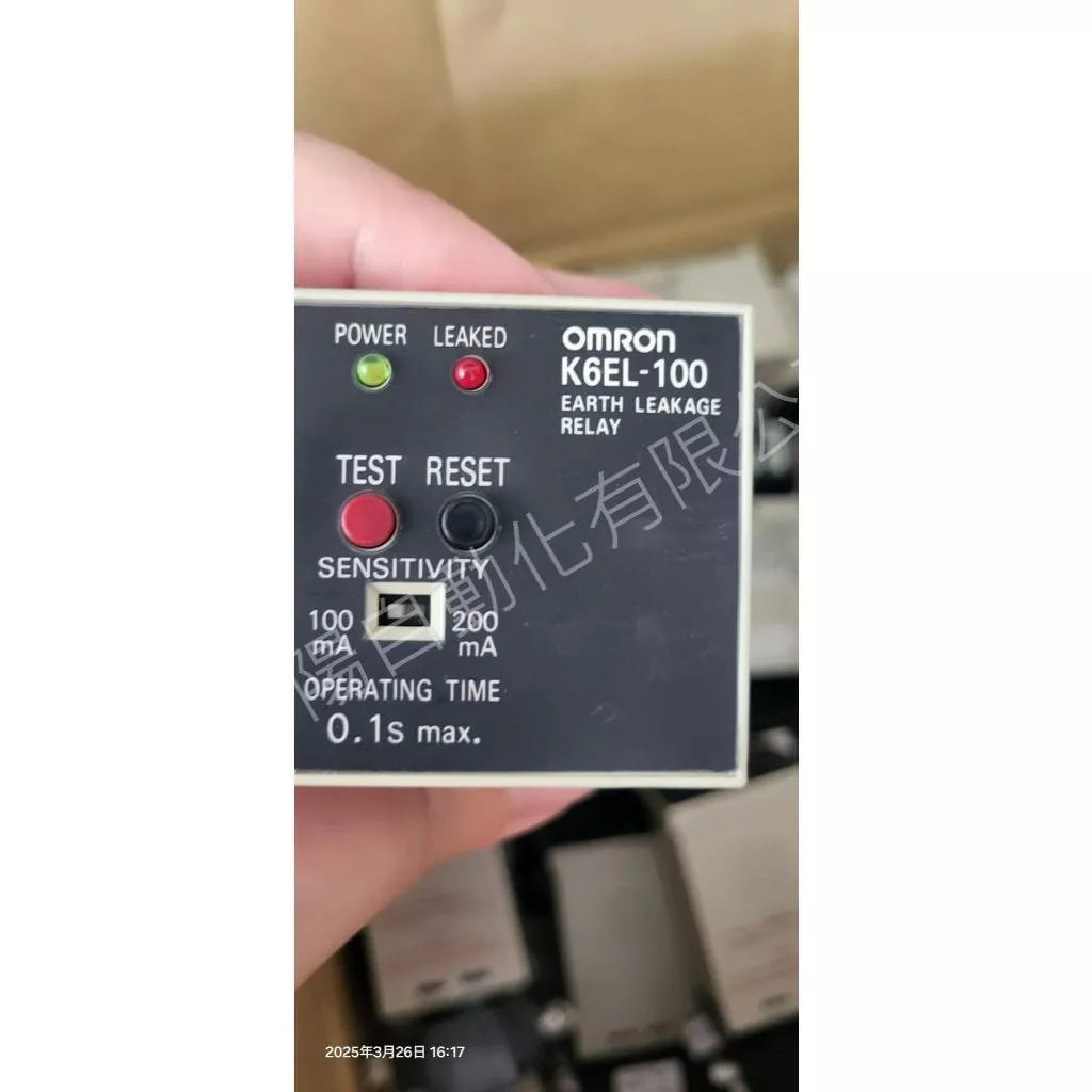 OMRON 漏電異常繼電器 K6EL-100 高速型 中靈敏度型 切換100/200mA