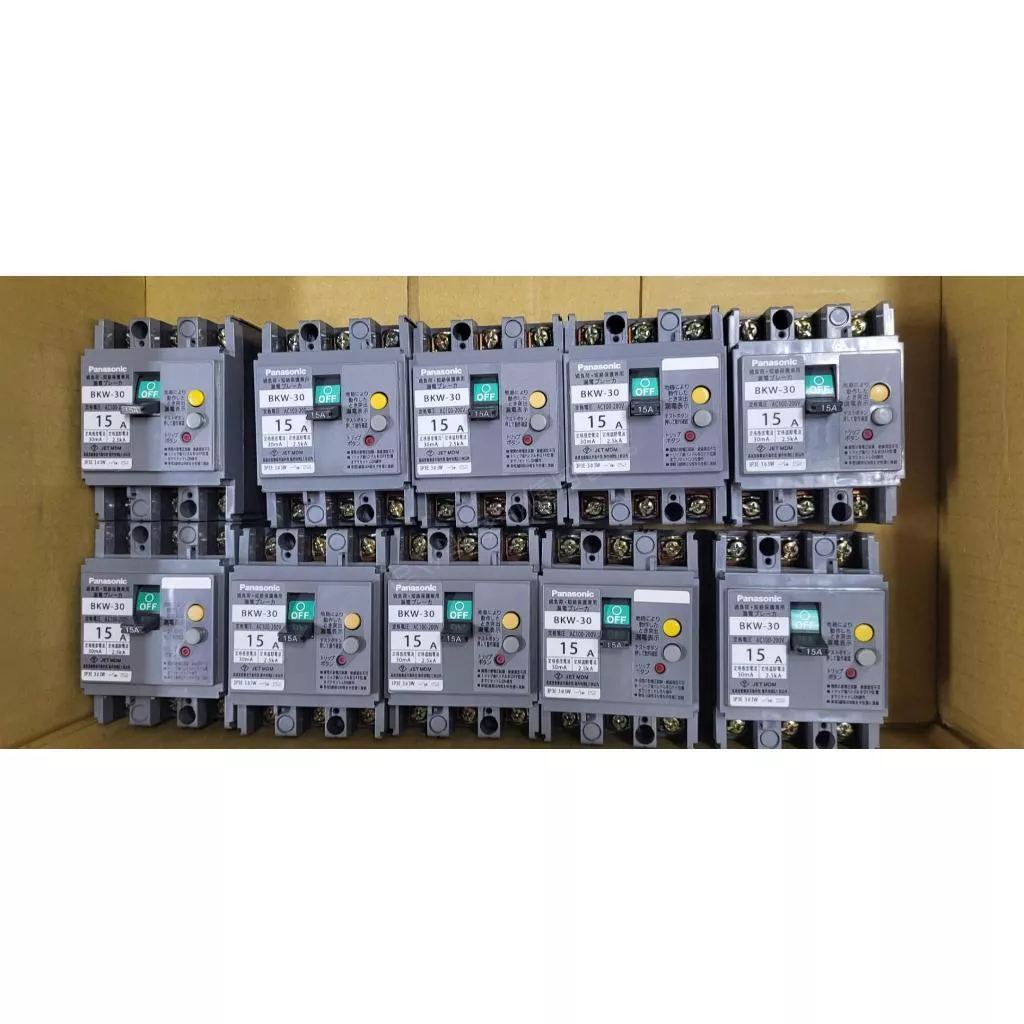 (中古美品)日本 國際松下 Panasonic 漏電開關 BKW-30 3P15A