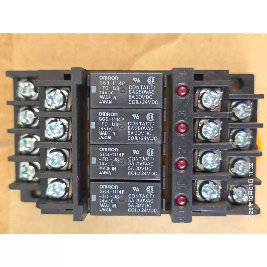 日本 OMRON 歐姆龍繼電器模組G6B-4BND G6B-1114P-FD-US 繼電器 線圈電壓DC24V