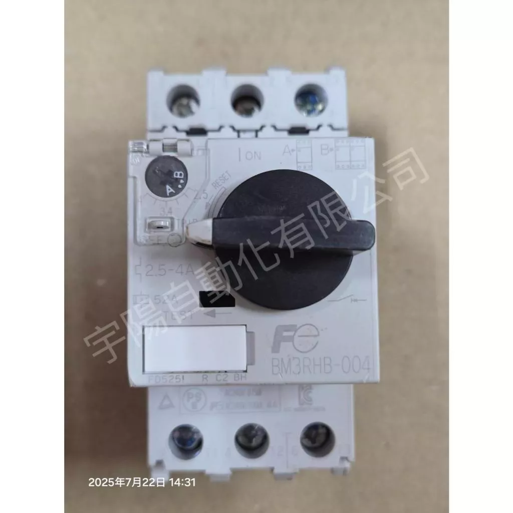 Fuji 富士 BM3RHB-004 手動馬達保護器 電機保護斷路器 馬達啟動斷路器 2.5-4A 可調