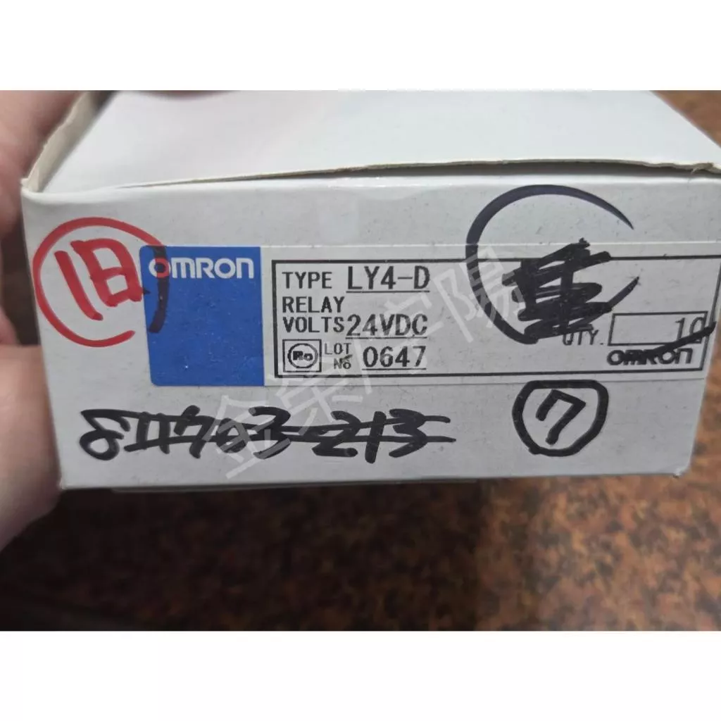 (庫存新品) OMRON歐姆龍 繼電器 LY4-D DC24V