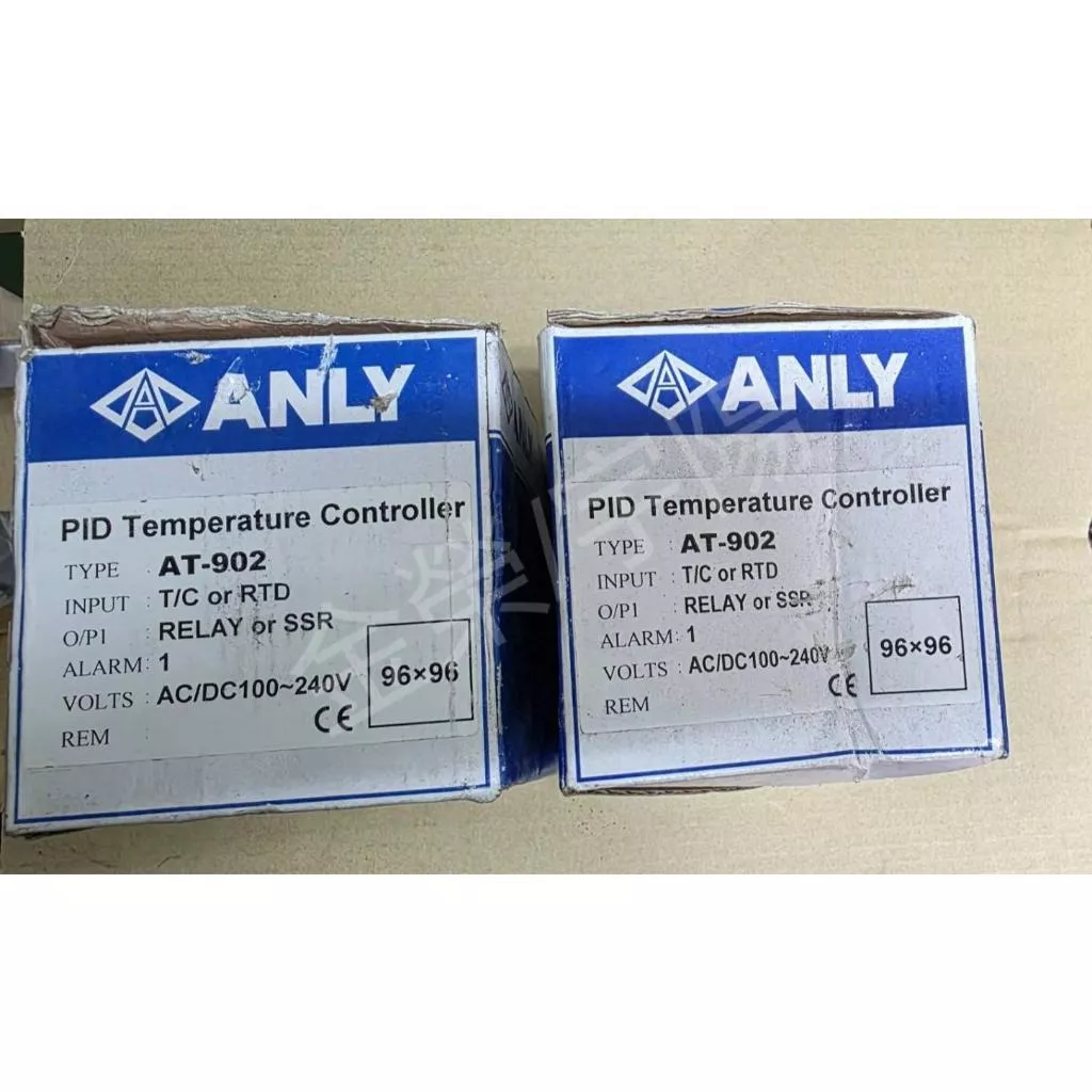 (庫存新品) 安良ANLY PID AT‑902 溫度控制器 輸出Relay 或 SSR AC/DC 100–240V
