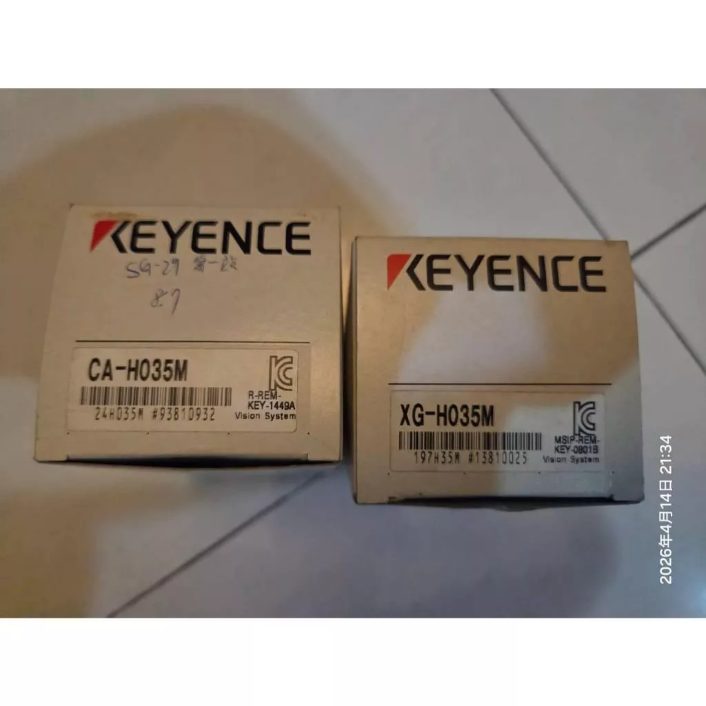 (盒裝新品)KEYENCE基恩斯 CA-H035M XG-H035M 詢價