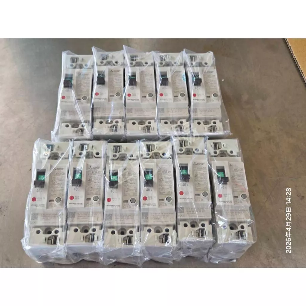 (9成新) MITSUBISHI三菱 無熔絲開關 NV63-CVF 3P40A 30mA 7.5kA