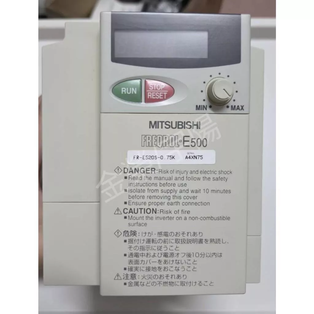 (已測試) MITSUBISHI 三菱變頻器 FR-E520S-0.75K