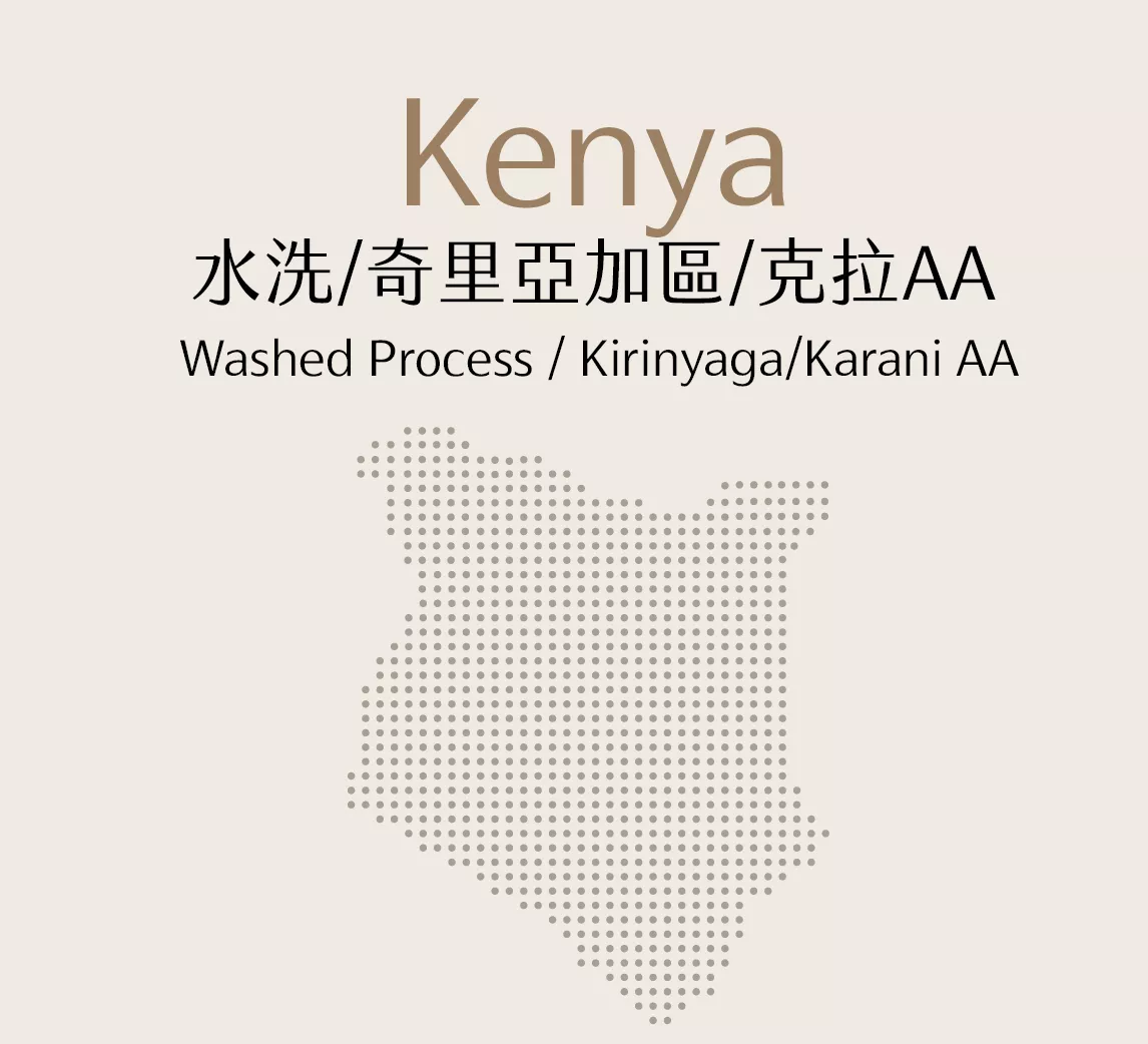 肯亞 | 水洗 | 奇里亞加區 | 克拉AA | 半磅