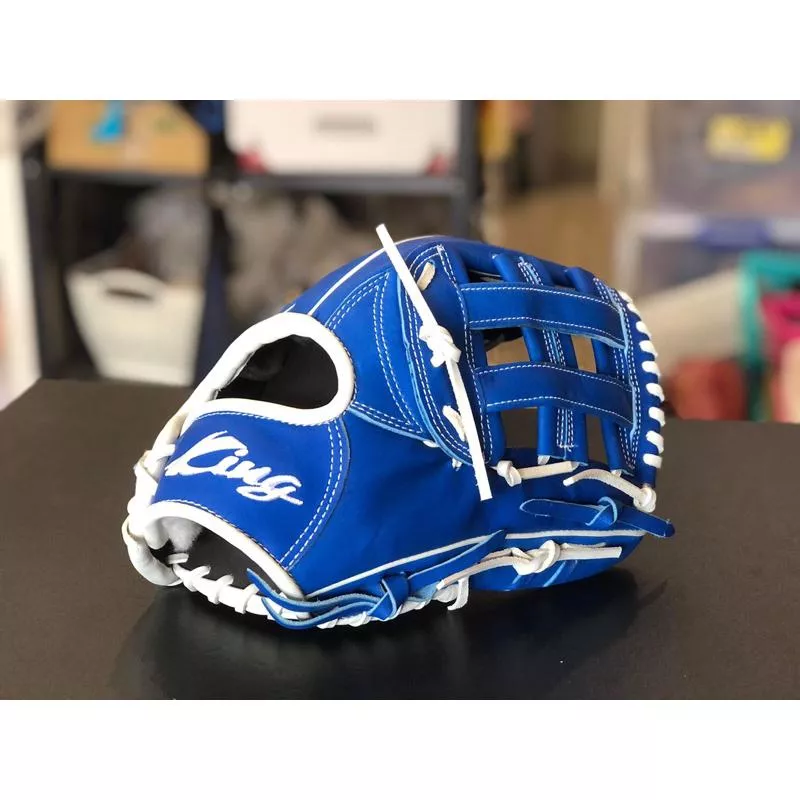 King C-250 寶藍色 美規井字 小牛皮手套