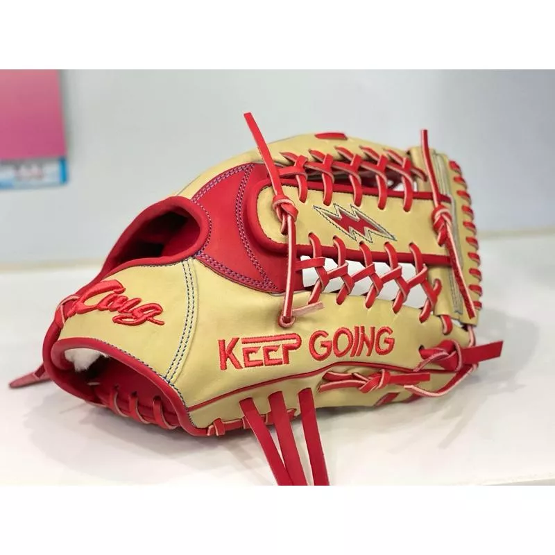 King A-92 搭色 T網 小牛皮手套