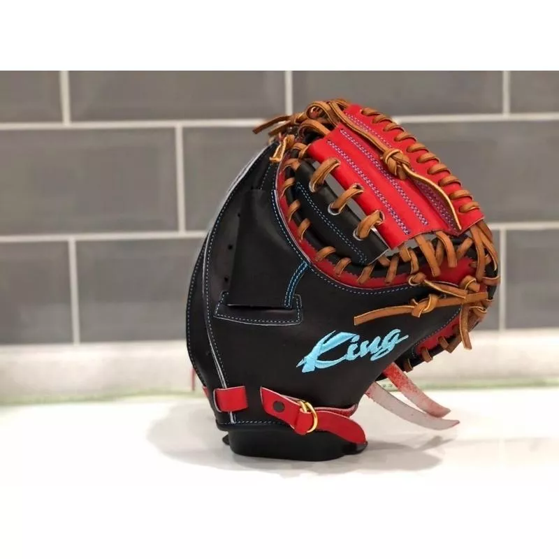 king訓練用捕手 棒壘球都適用-黑色