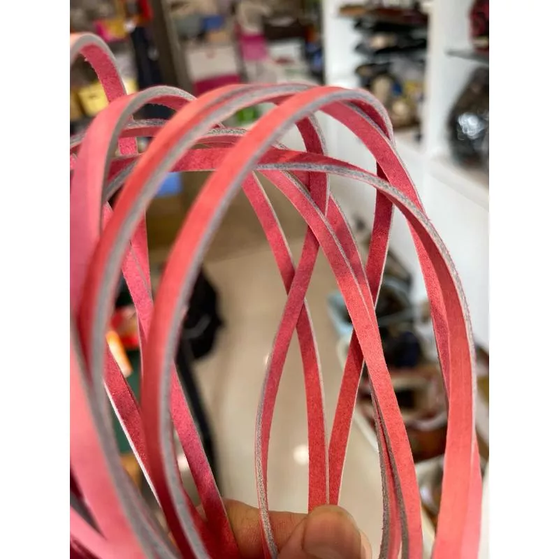 日本線 淺粉紅 不透心 帶皮線