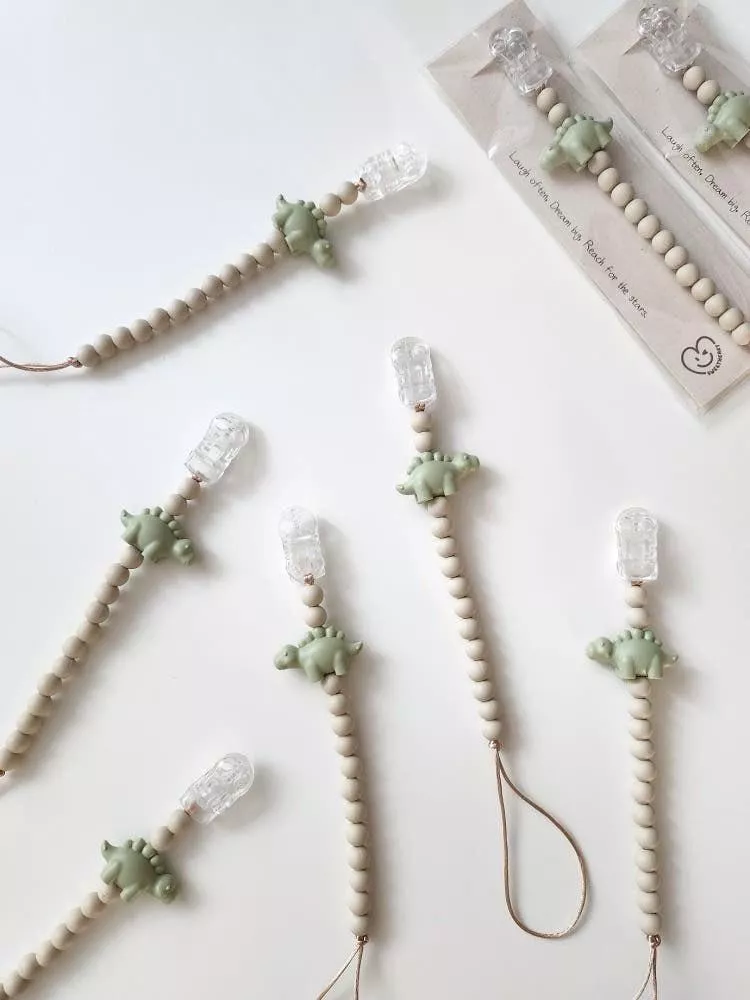 矽膠恐龍奶嘴鏈