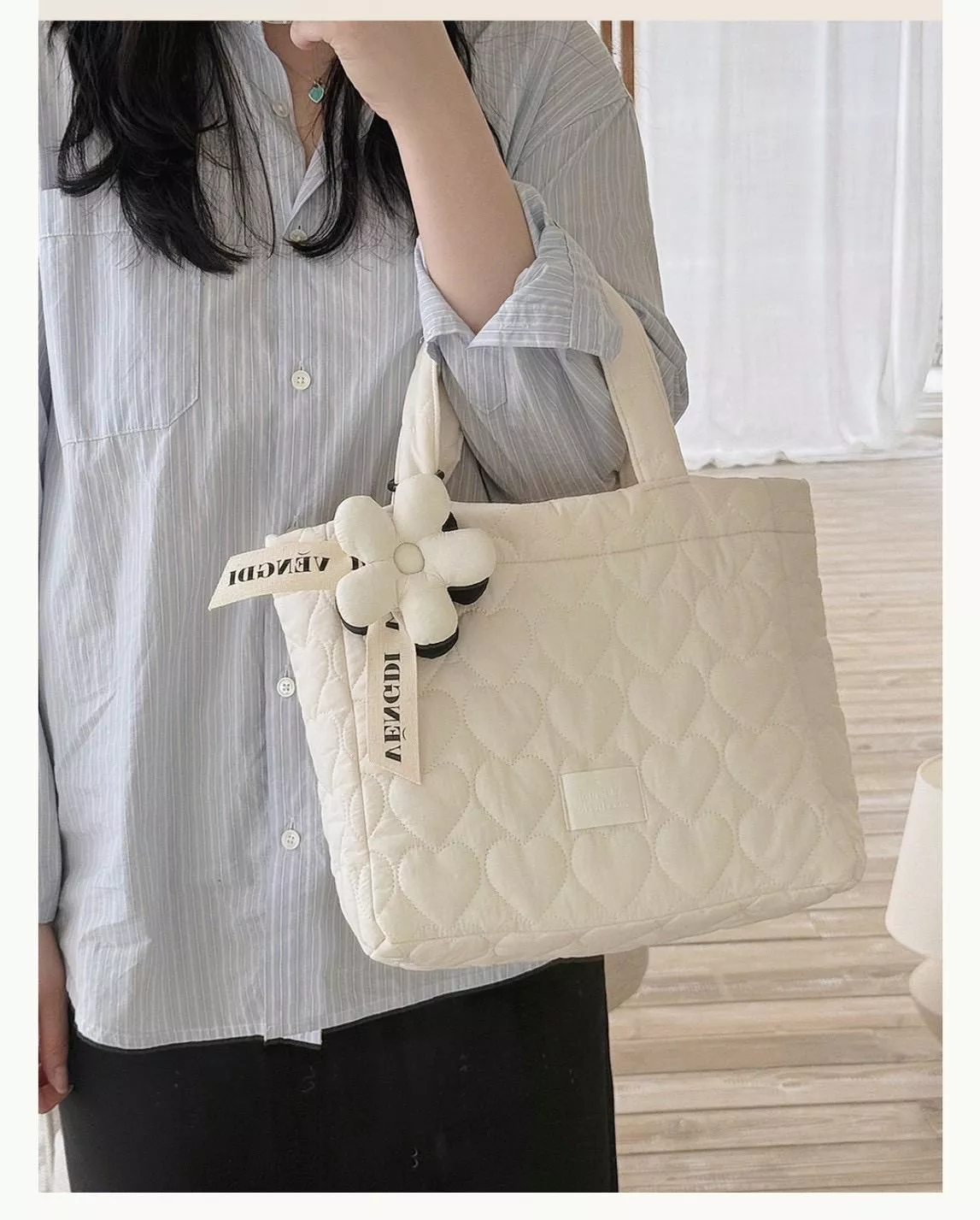 100%純棉拉鏈款媽媽包