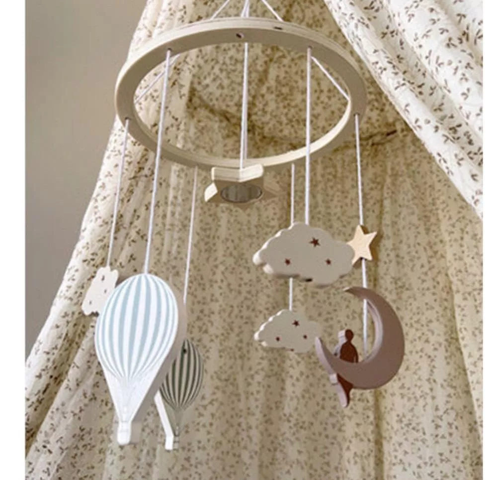 夢境熱氣球嬰兒床床鈴吊飾