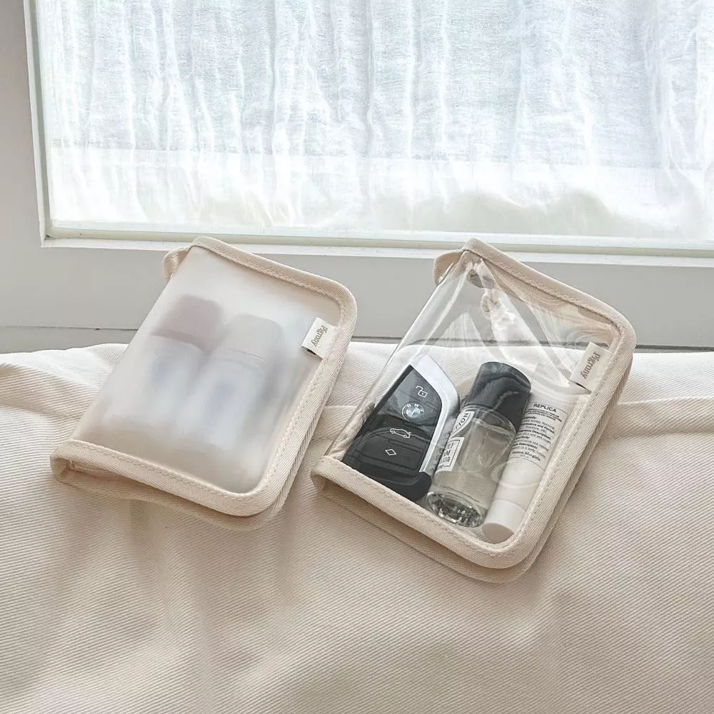 防潑水透明收納藥品袋