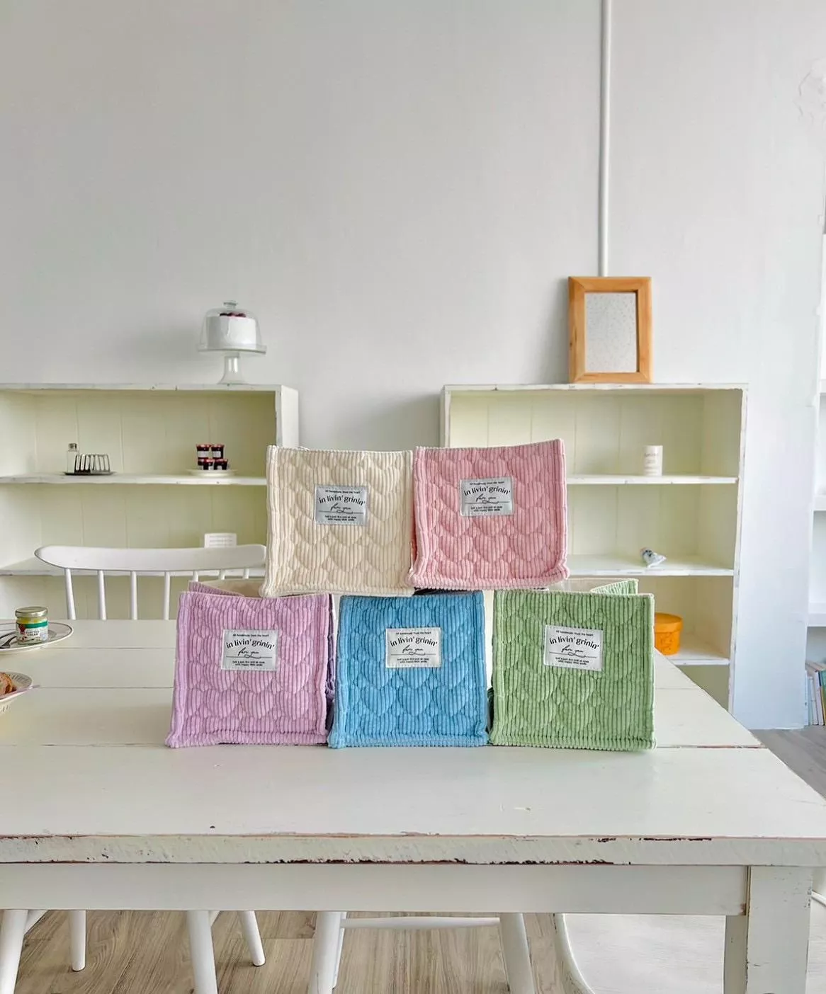 100%棉正方形收納籃