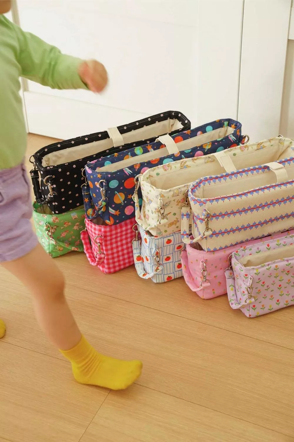 多用途繽紛可懸掛收納籃