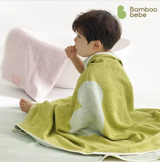 <Bamboo bebe>雙色浴巾＆沙灘巾