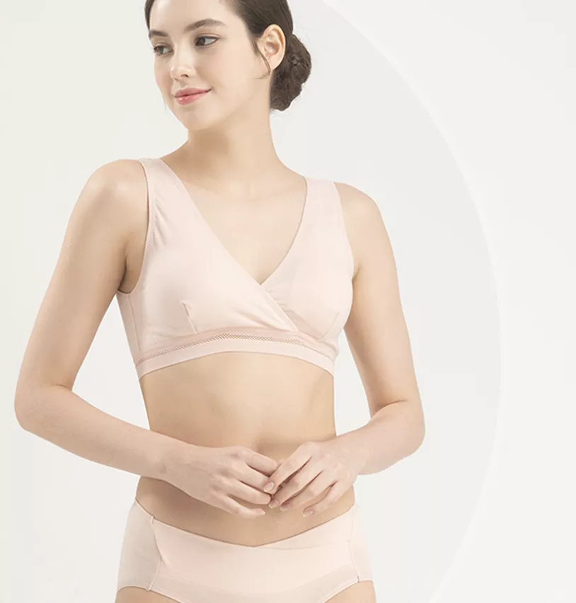 <Iunique>莫代爾扣式哺乳內衣