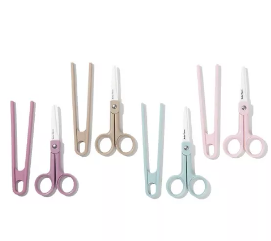 便攜式矽膠食物夾＋陶瓷剪刀套組