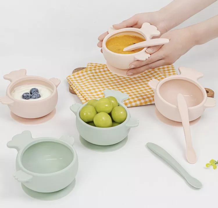 矽膠副食品餐具套組