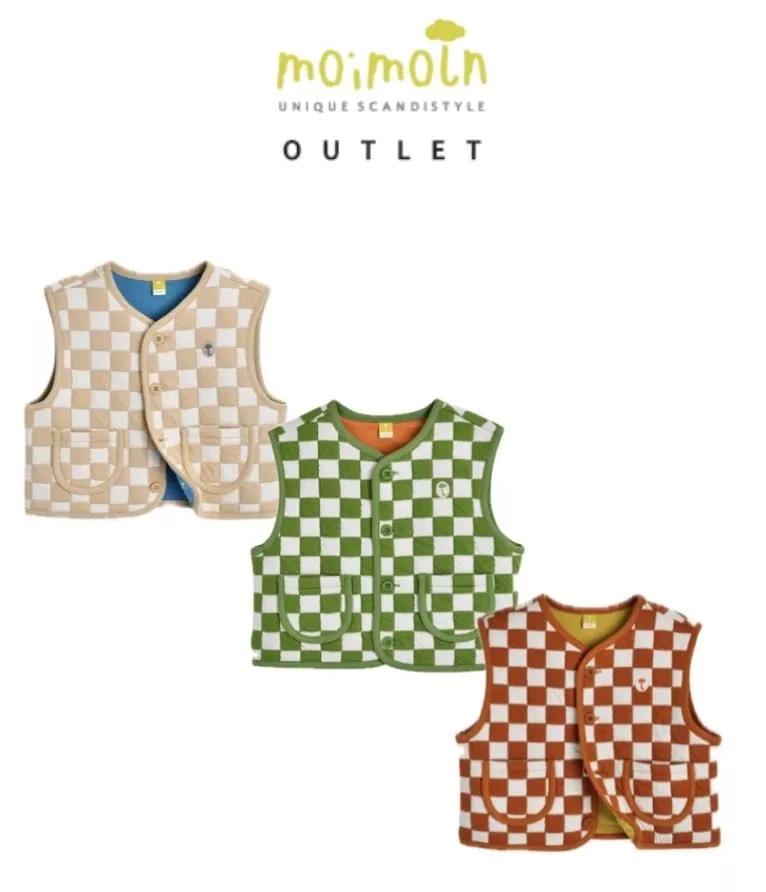 現貨- 《Moimoln》格子背心