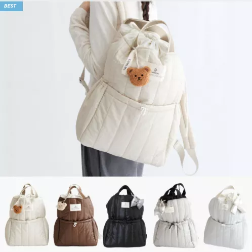 防水輕便後背媽媽包(L)