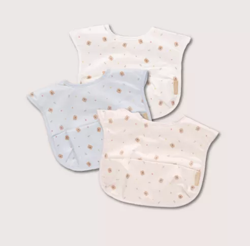 嬰兒防水圍兜(一組3入）