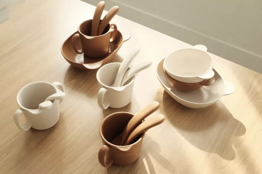 木質小熊餐具組