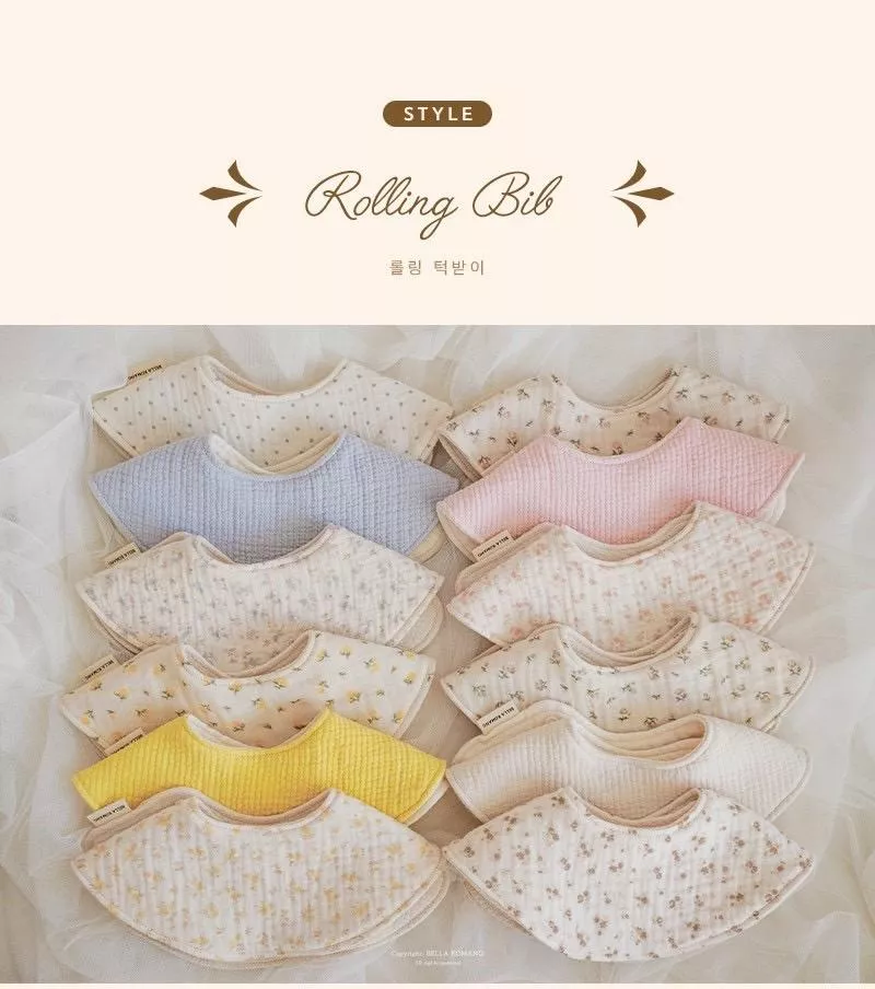 《可客製化名字》360度純棉圍兜（一組三條）