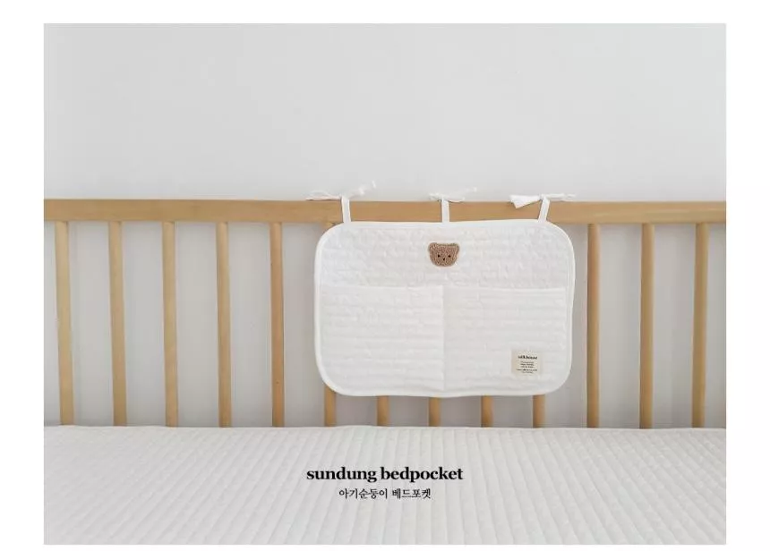 綁帶床邊收納袋