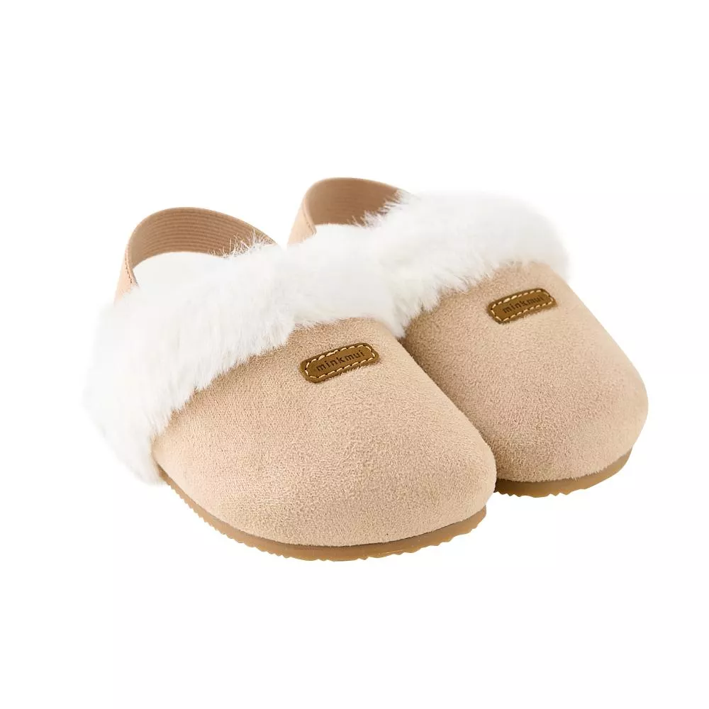 絨面毛皮拖鞋(共兩款) 스웨이드FUR블로퍼 (34C14-827-01)