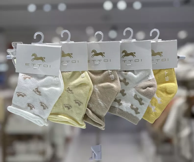 (set)米色系 新生兒襪 [에뜨와] (출산백일선물)신생아양말5종세트 (07R576003S2)