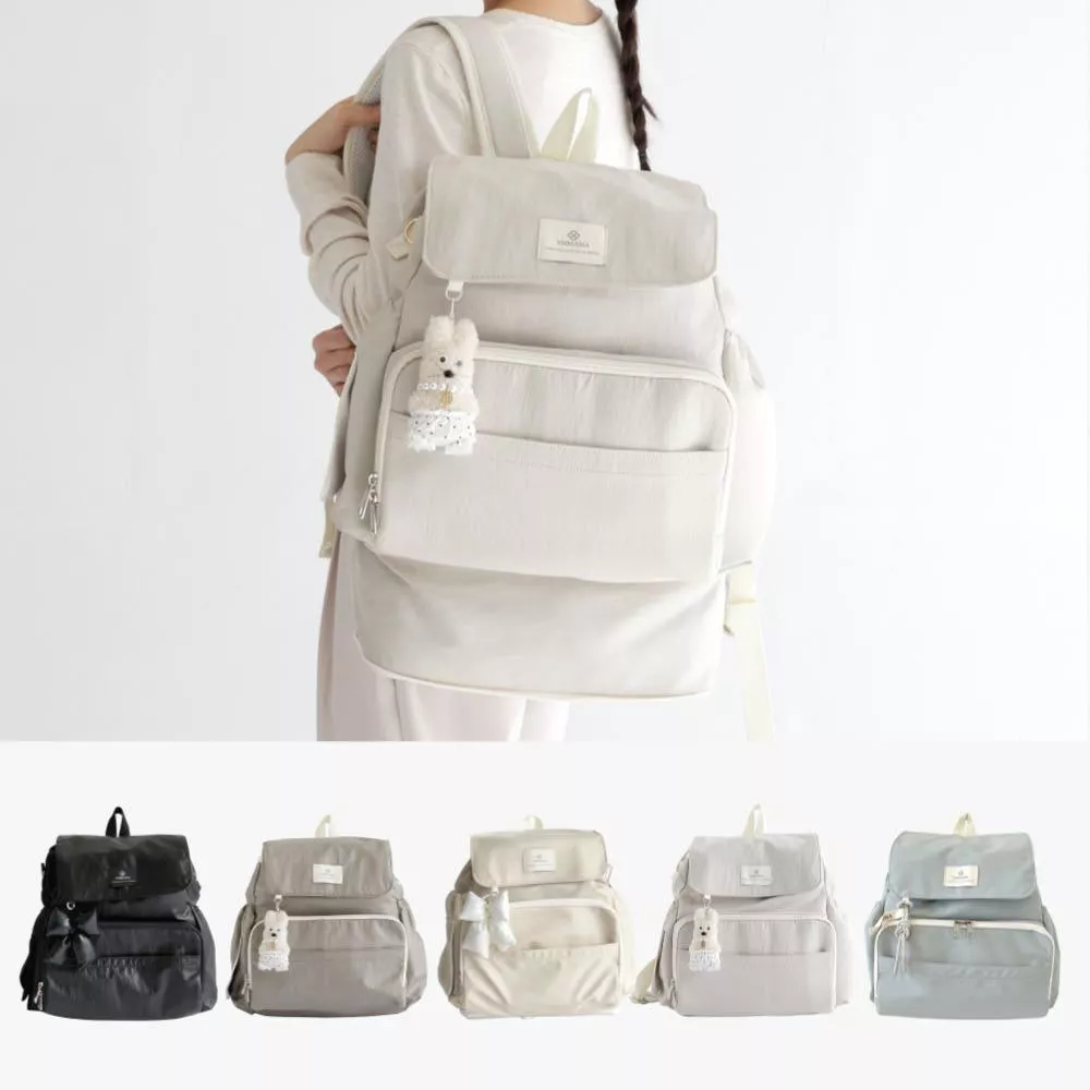 防潑水多功能可擴充媽媽後背包