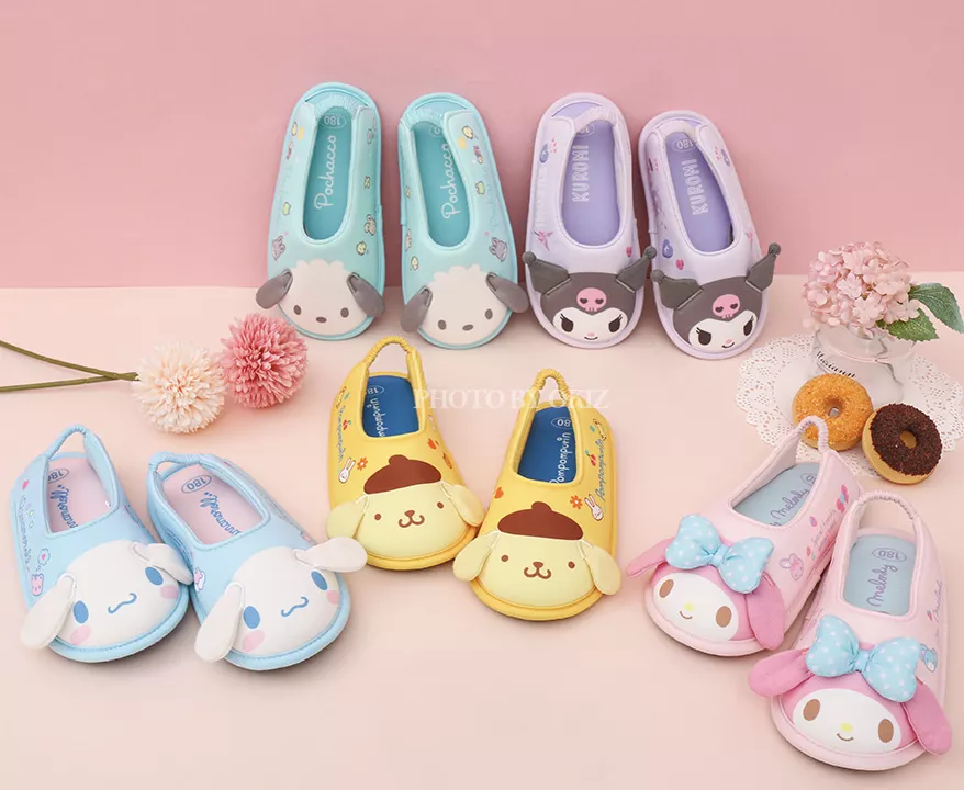 庫洛米 室內托鞋 馬卡龍防滑款 쿠로미 덧신 [마카롱 미끄럼방지-PP121] [Q0005]