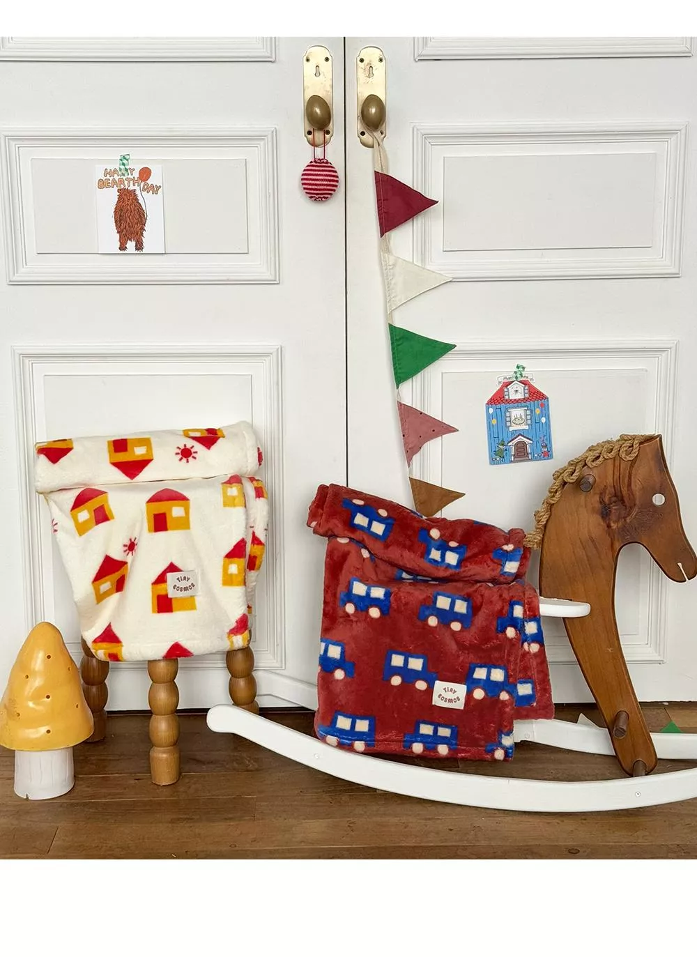 超細纖維毯子 (2種圖案) 3種size