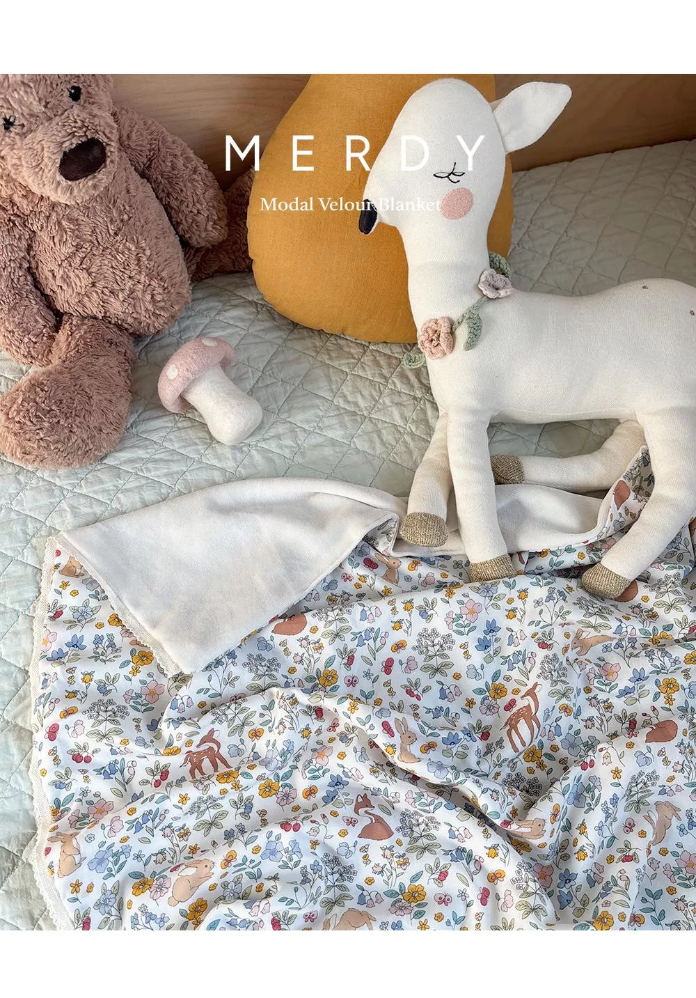 棉質天鵝絨毛毯-B(75X90)