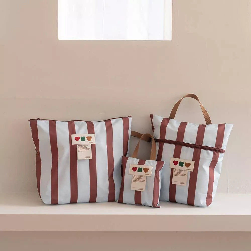 《可寫名字》防水收納袋三件組（3色）