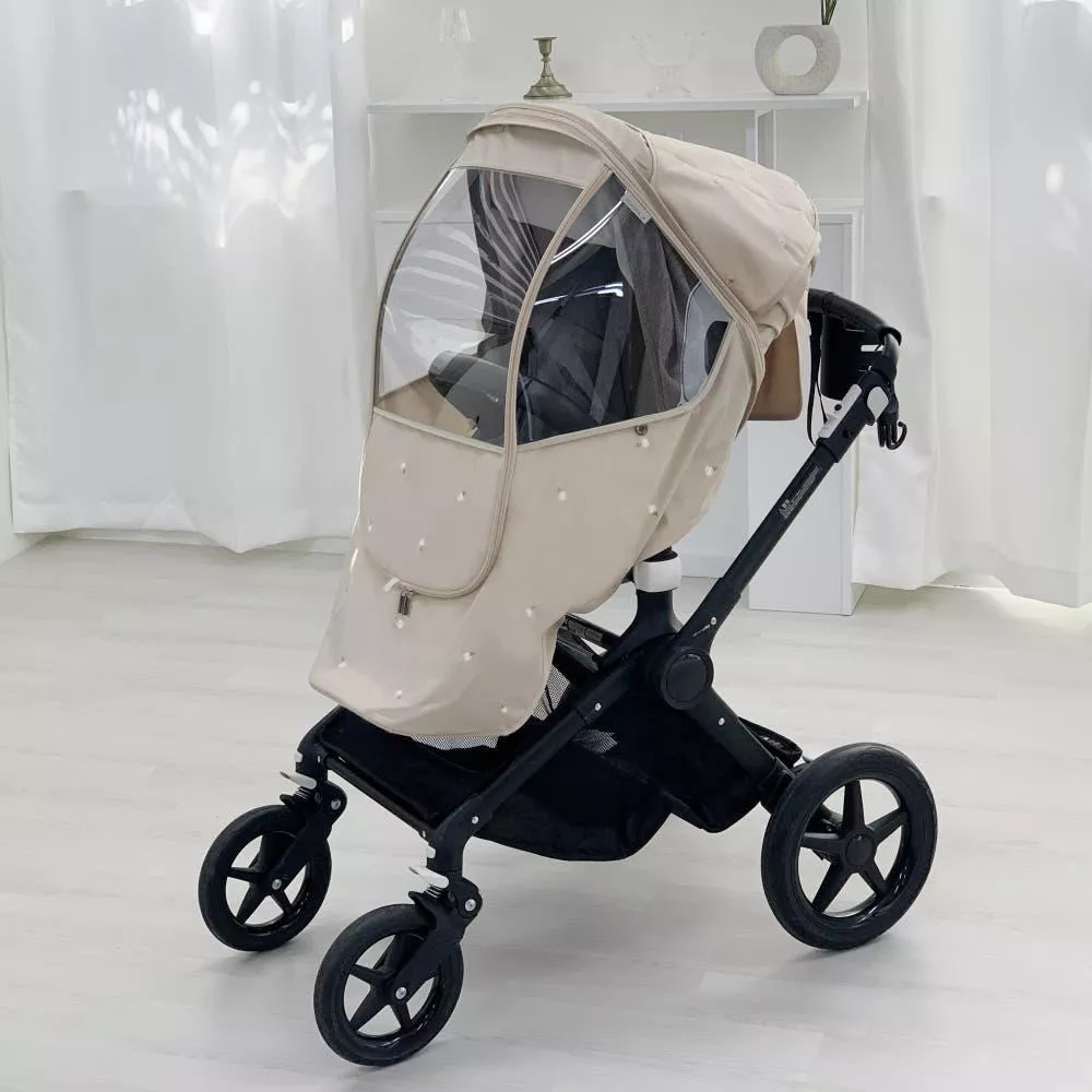 《熱銷款》<Momnoko>防風防寒嬰兒推車罩(多款)-刺繡款