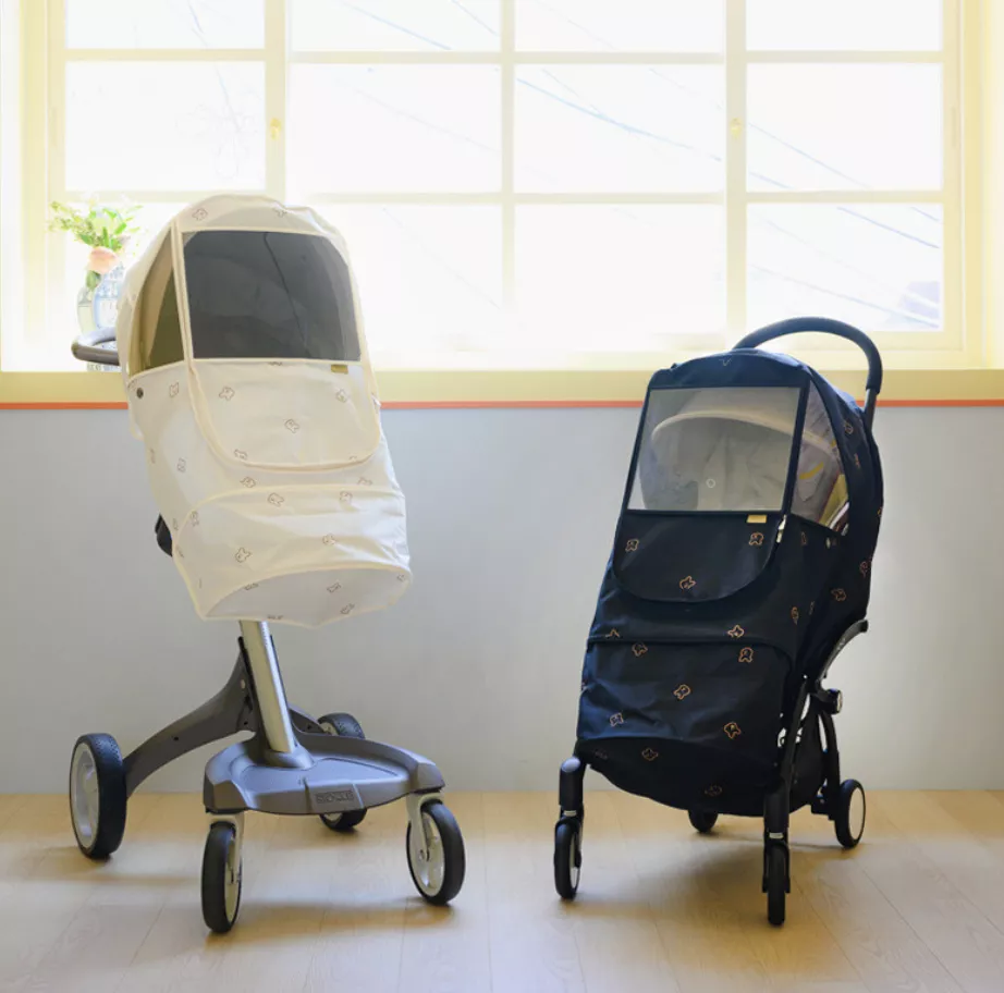 <Omom>防水防風嬰兒推車罩